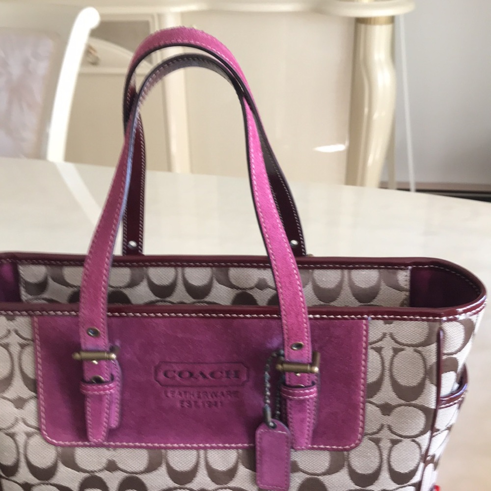 Coach bag with protective bag - Picture 2 of 11